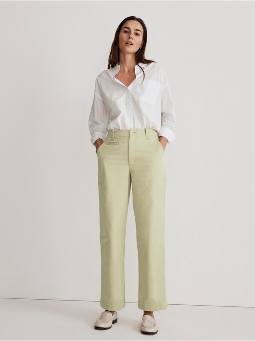 Madewell Relaxed Chino Pants in Pale Lichen